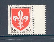 Frankrijk 1960 Armoire de Lille marge rechts postfris