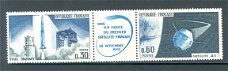 Frankrijk 1965 Lancement du 1e satellite national postfris