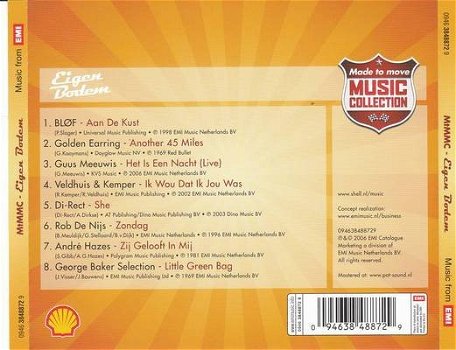 CD Made to move Music Collection Eigen Bodem - 2