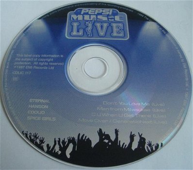 CD Single Pepsi Music Live - 2