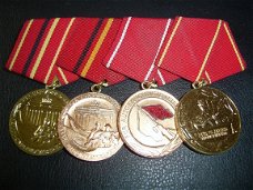 Medaille set DDR