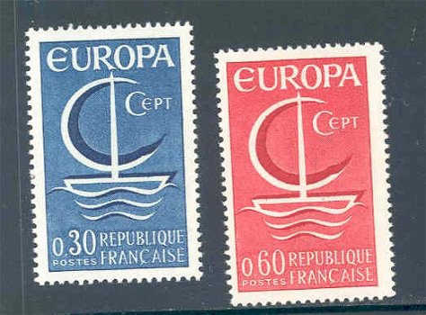 Frankrijk 1966 Europa-CEPT postfris - 1