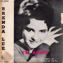 VINYLSINGLE * BRENDA LEE * I'M SORRY * ITALY 7