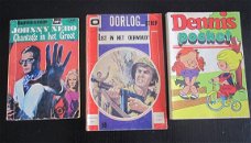 3 oude stripboeken