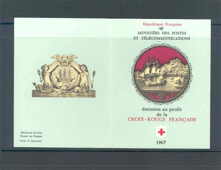 Frankrijk 1967 Postzegelboekje Rode Kruis postfris - 2