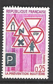 Frankrijk 1968 Prevention Routiere postfris - 1