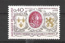Frankrijk 1968 Rattachement de la Flandre postfris