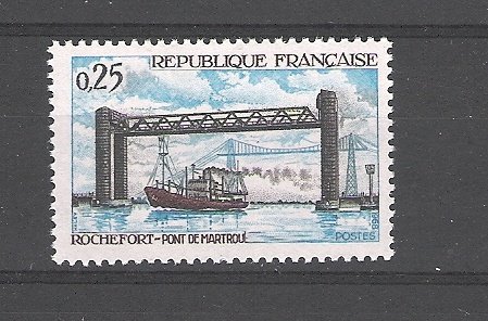 Frankrijk 1968 Pont de Martrou a Rochefort postfris - 1
