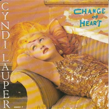 VINYLSINGLE * CYNDI LAUPER * CHANGE OF HEART * HOLLAND 7