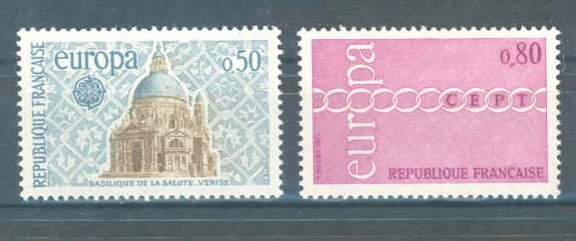 Frankrijk 1971 Europa-CEPT postfris - 1