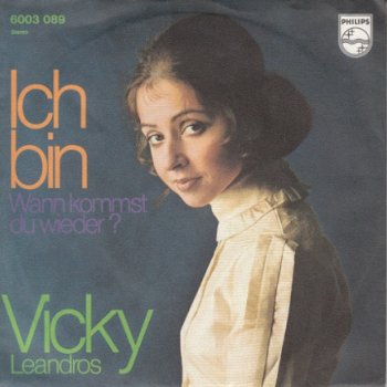 VINYLSINGLE * VICKY LEANDROS * ICH BIN * GERMANY 7