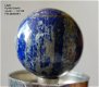 FP14J6000#3 Lapis Lazuli Bol met Pyriet inclusies Rond ~ 42 MM - 2 - Thumbnail