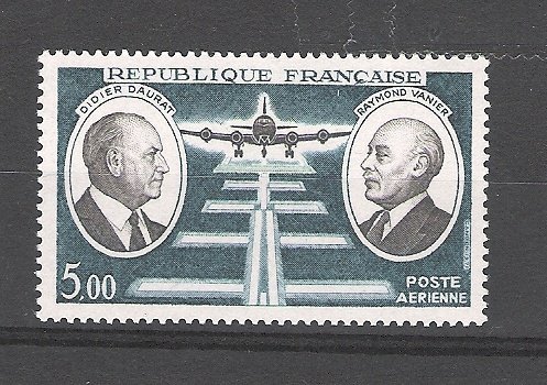 Frankrijk 1971 Didier Daurat et Raymond Vanier postfris - 1