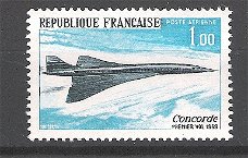 Frankrijk 1969 "Concorde" posfris