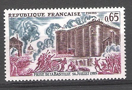 Frankrijk 1971 Prise de la Bastille postfris - 1