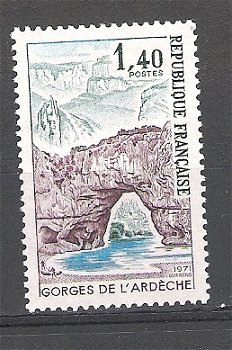 Frankrijk 1971 Gorges de l'Ardeche postfris - 1