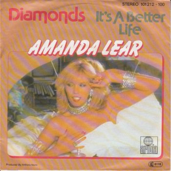 VINYLSINGLE * AMANDA LEAR * DIAMONDS * GERMANY 7