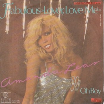 VINYLSINGLE * AMANDA LEAR * FABULOUS LOVER, LOVE ME * ITALY 7