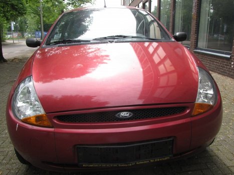 Ford ka bordeaux rood Plaatwerk en Onderdelen Sloopauto inkoop Den haag - 3