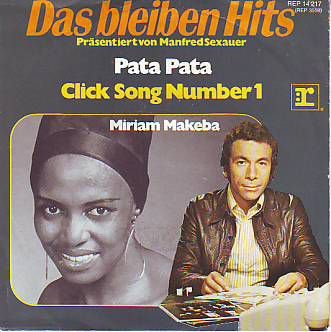 VINYLSINGLE * MIRIAM MAKEBA * PATA PATA * GERMANY 7