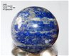 FP14J6000#5 Lapis Lazuli Bol met Pyriet inclusies Rond ~ 50 MM Handgeslepen en gepolijst - 3 - Thumbnail