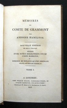 Memoires du Comte de Grammont 1811 Hamilton met 64 gravures - 4