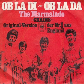 VINYLSINGLE * THE MARMALADE * OB LA DI- OB LA DA * GERMANY 7