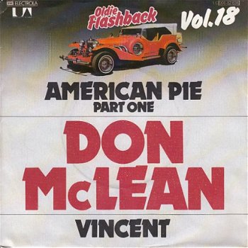 VINYLSINGLE * DON McLEAN * AMERICAN PIE * GERMANY 7