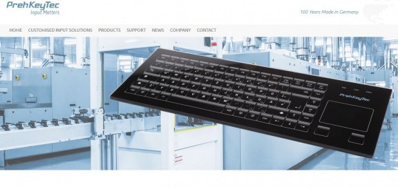 PrehKeyTec GIK 2700 Innovative glass surface keyboard for the food industry - Afbeelding 2