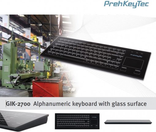 PrehKeyTec GIK 2700 Innovative glass surface keyboard for the food industry - Afbeelding 3