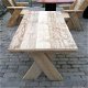 Steigerhouten Tuin-tafel - Gebruikt steigerhout - Rustikal Meubelen - 2 - Thumbnail