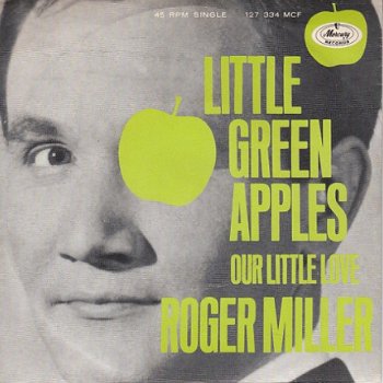 VINYLSINGLE * ROGER MILLER * LITTLE GREEN APPLES * HOLLAND 7