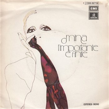 VINYLSINGLE * MINA * L'IMPORTANTE E FINIRE *SPAIN 7