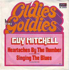VINYLSINGLE * GUY MITCHELL * HEARTACHES BY THE NUMBER * GERMANY 7"