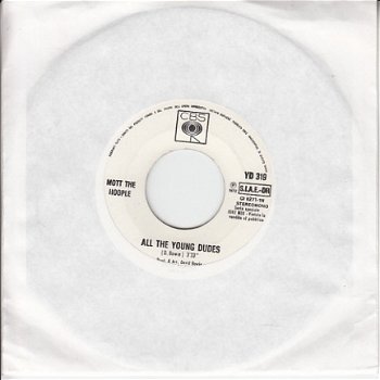 VINYLSINGLE * MOTT THE HOOPLE * ALL THE YOUNG DUDES * ITALY 7