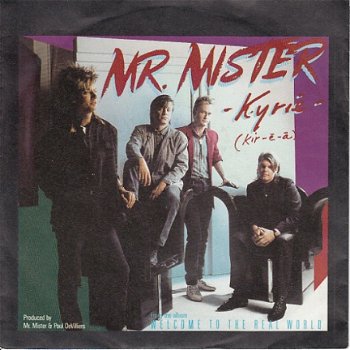 VINYLSINGLE * MR. MISTER * KYRIE * GERMANY 7