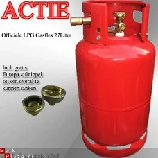 Actie: LPG Gasdamptank 27L met Certificaat! Profiteer nu...