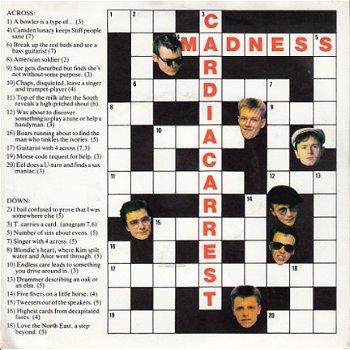 VINYLSINGLE * MADNESS * CARDIAC ARREST * BELGIUM 7