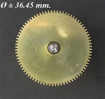 Veer trommel = Franse pendule = zonder veer =24122 - 1