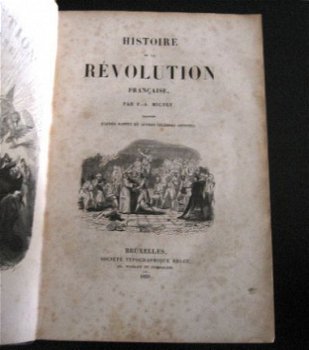 Histoire de la Révolution Francaise 1839 Mignet - 1