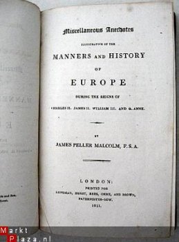 Miscellaneous Anecdotes Europe 1811 met 5 platen Nostradamus - 3