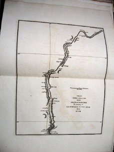 Narrative of a Journey in Egypt 1816 Legh kaart Egypte