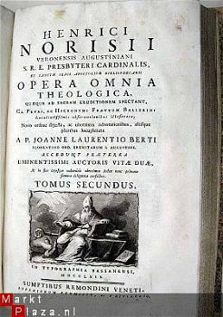 Henri Norisii Opera Omnia Theologica 1769 2 banden - 5