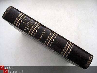 [Binding] Lays of Ancient Rome 1847 Th. B. Macaulay - 2