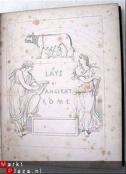 [Binding] Lays of Ancient Rome 1847 Th. B. Macaulay - 6