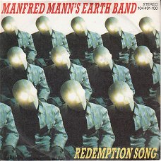VINYLSINGLE *  MANFRED MANN'S EARTH BAND * REDEMPTION SONG * GERMANY  7"