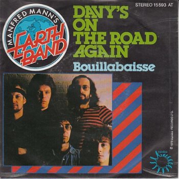 VINYLSINGLE * MANFRED MANN'S EARTH BAND * DAVY'S ON THE ROAD AGAIN * GERMANY 7