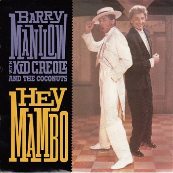 VINYLSINGLE * BARRY MANILOW & KID CREOLE * HEY MANBO * U.S.A. 7