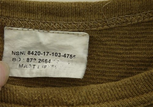 Hemd, Onderhemd, korte mouw, Koninklijke Landmacht, maat: 8090/0515, 2004.(Nr.6) - 2