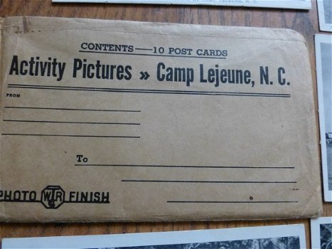 20 postcards Camp le Jeune WO2 - 3